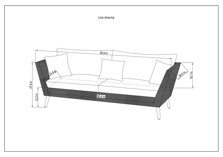 WAS $1199 NOW $599  *BRAND NEW* HIGH-QUALITY WICKER & 100% Certified Solid Wood Sofa | Ideal Furniture For Outdoor