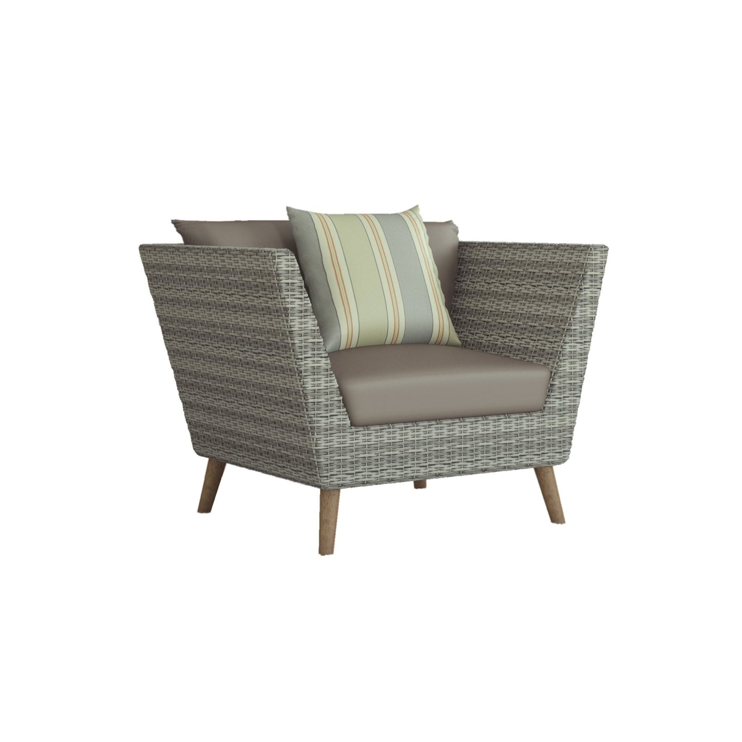 Malta Outdoor Furniture Sofa Chair High-Quality Wicker & Cushion