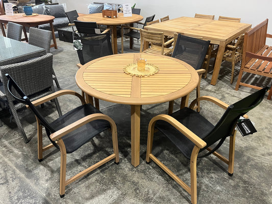 WAS $1299 NOW $699 *BRAND NEW* OPEN BOX Solid Wood 100% FSC Certified 5 Piece Dining set