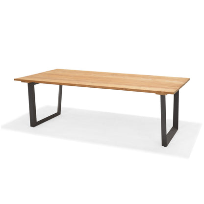 Palau Rectangular Dining Table Made of 100% Teak Wood & Aluminum