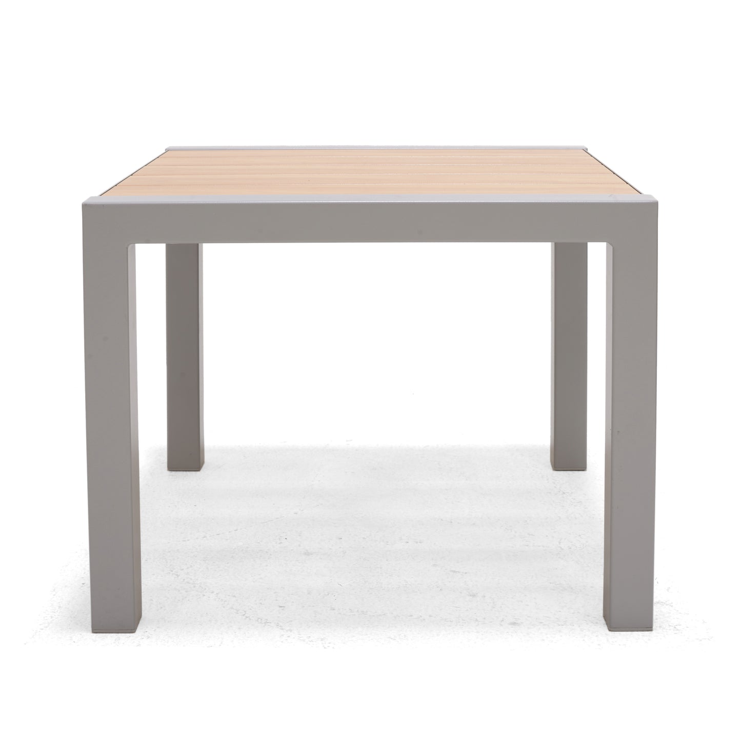 Panama coffee Square Aluminum White table