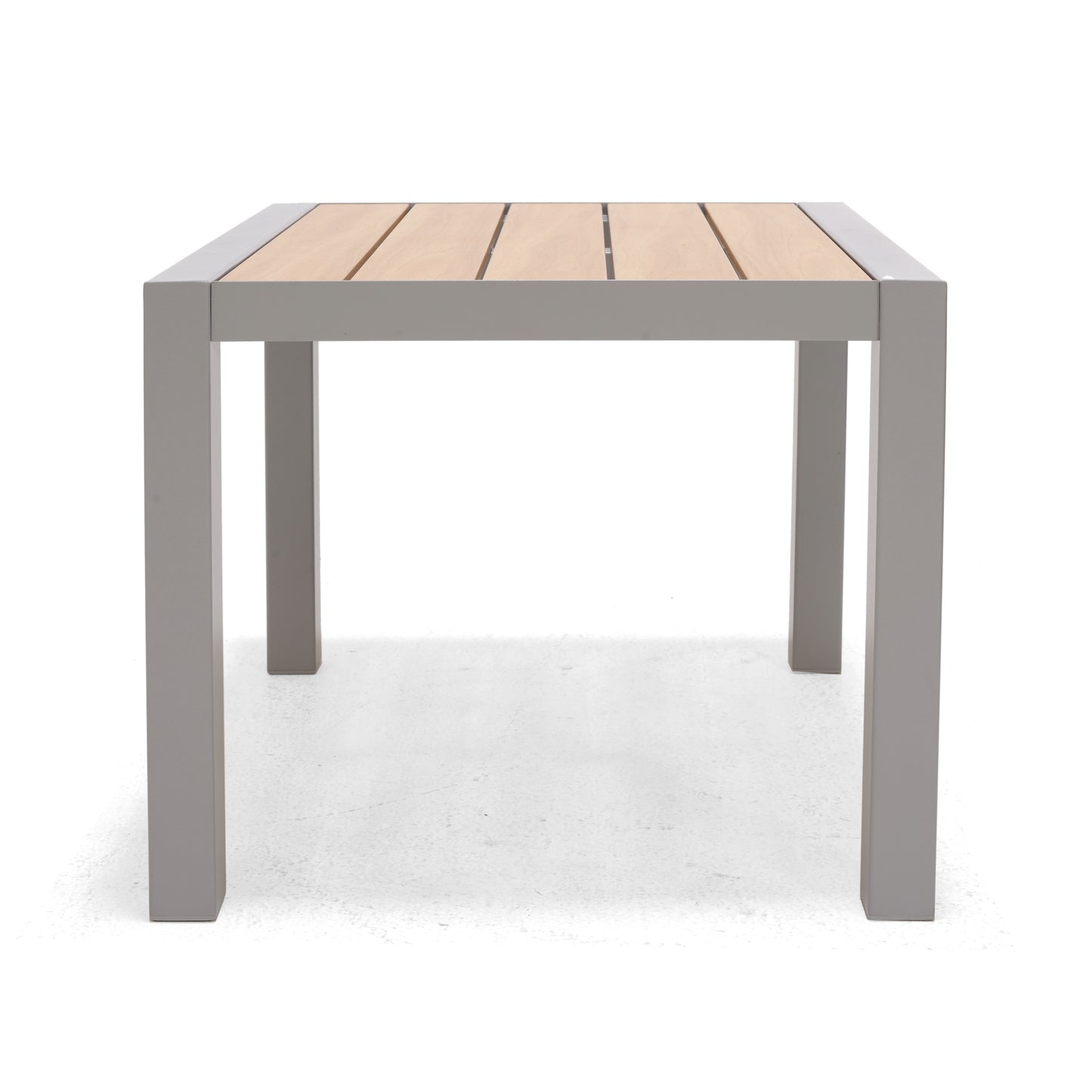 Panama coffee Square Aluminum White table