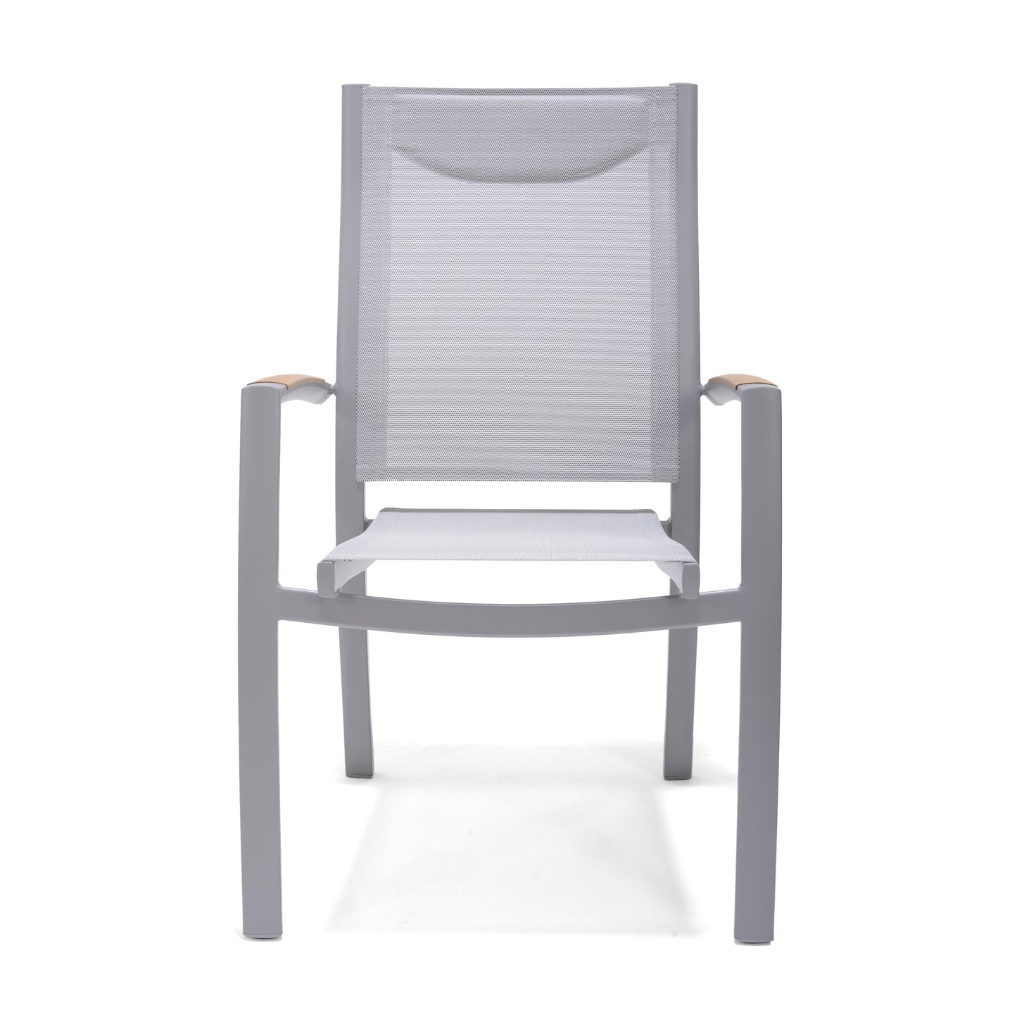 Panama Aluminum stacking White armchair