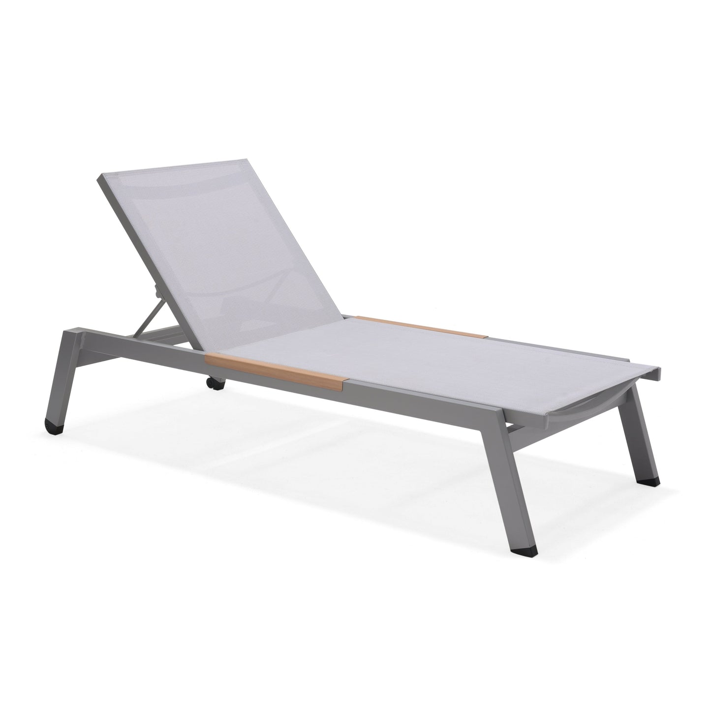 Panama Sun Aluminum White Lounger