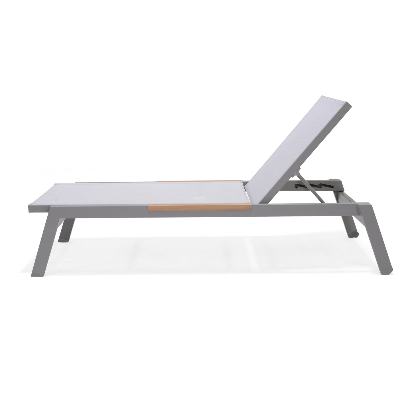 Panama Sun Aluminum White Lounger