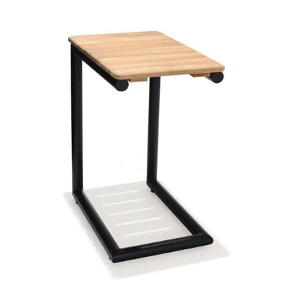 Portals Aluminum C-Shape side table