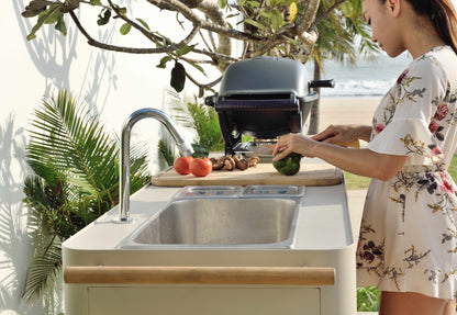 WAS $2499. NOW $1499 BRAND NEW Kitchen White Made of Die-cast Aluminum, Ideal Set for Outdoor