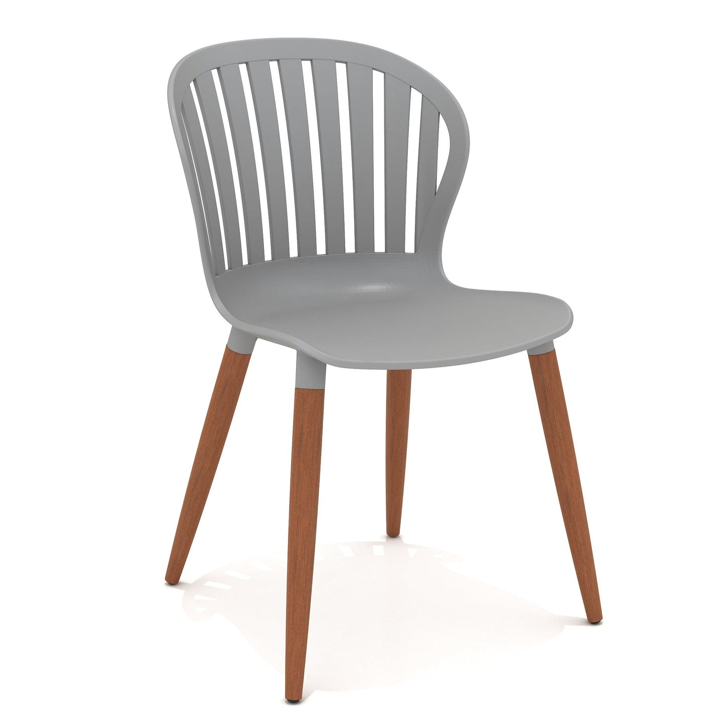 Cannes Duraboard & 100% FSC Wood Grey Side Chair